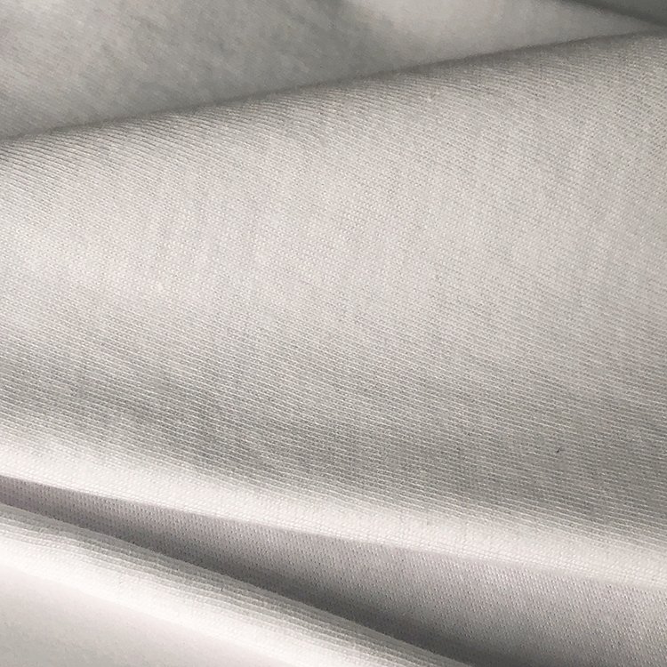 Wholesale High Quality organic 100% Cotton Single Jersey Knit Fabric For Men Women clothes