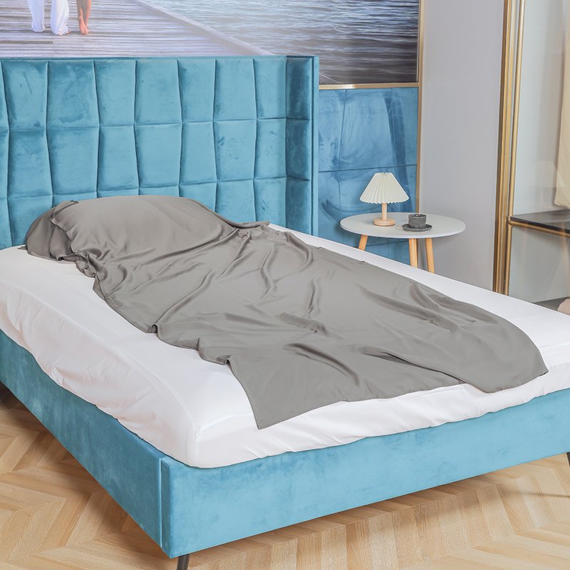 top quality customized style 300TC sateen bamboo viscose sleeping bag for traveling and hotel factory wholesale with good price