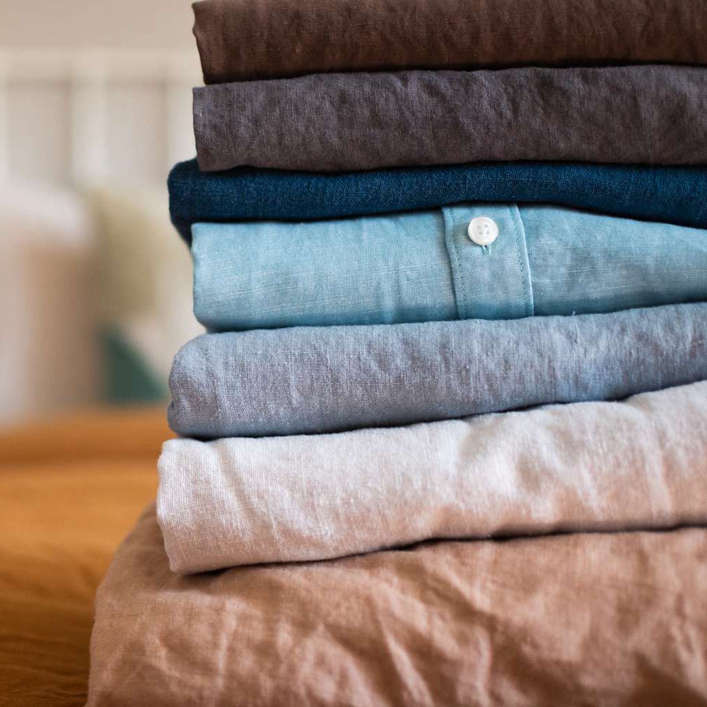 Customizable 100% Linen Fabric Anti-Static for Multiple Crafts and Clothing