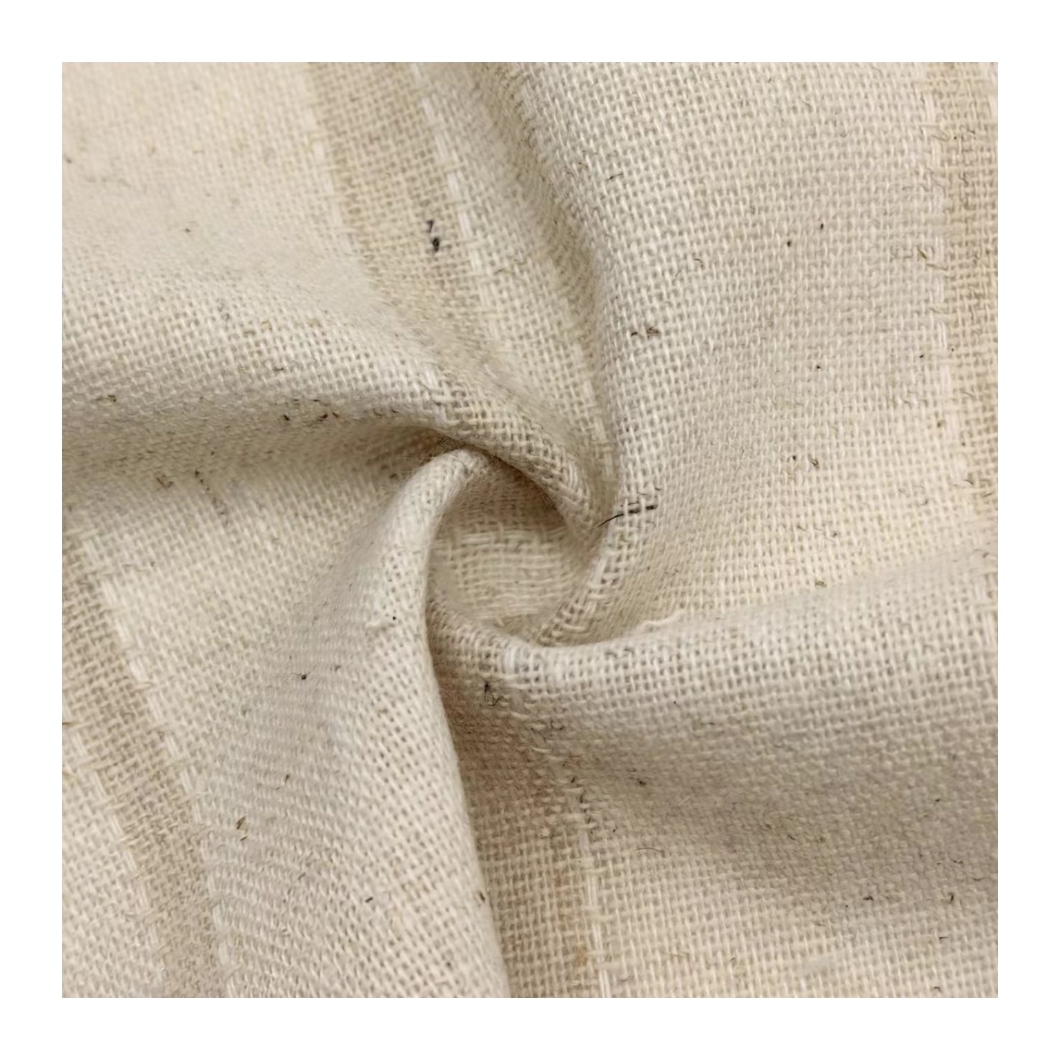 180GSM Natural Linen Fabric stripe Fabric Cotton5% Linen10% Rayon30% Poly55% Plain eco-friendly fabric for clothing