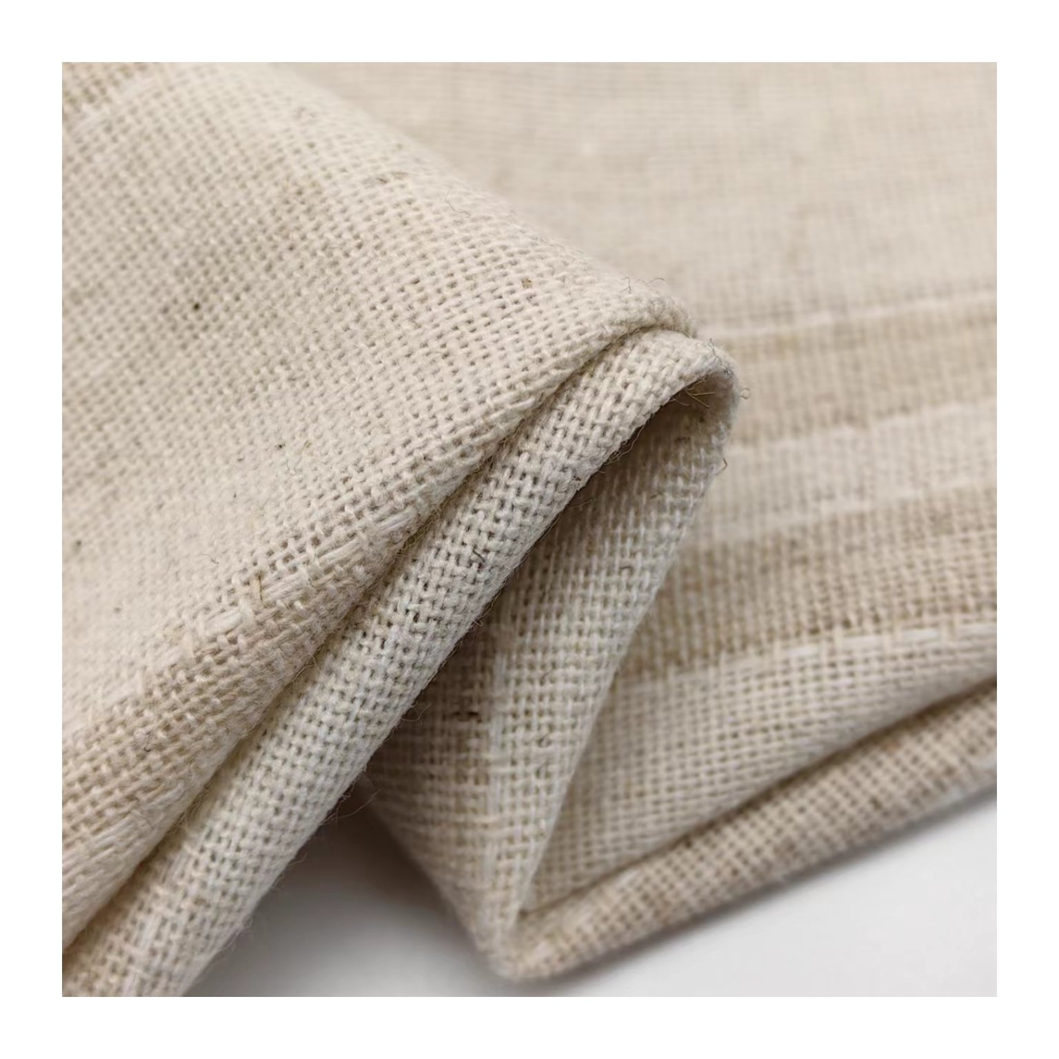 180GSM Natural Linen Fabric stripe Fabric Cotton5% Linen10% Rayon30% Poly55% Plain eco-friendly fabric for clothing