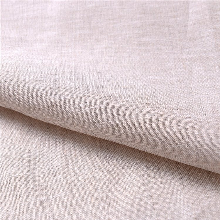 Wholesale French 100% Linen Fabric Stone Washed Manufacturers Plain Dyed Lithuanian Stonewashed Linen Fabrics For Clothing