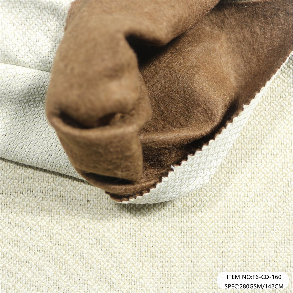 Hometextile Waterproof linen polyester sofa upholstery fabrics warp knitting living room furniture upholstery fabrics