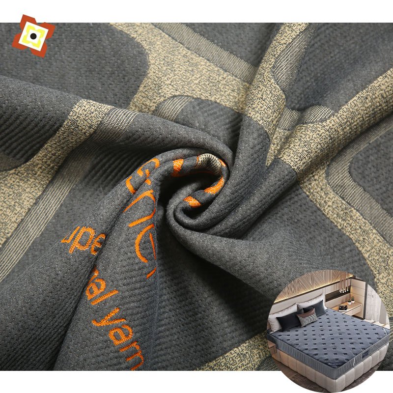 Factory Outlet Spandex Bamboo Fiber Mattress Fabric Polyester Jersey Knit Fabric Bamboo Nano Linen Latex Pillow Fabric