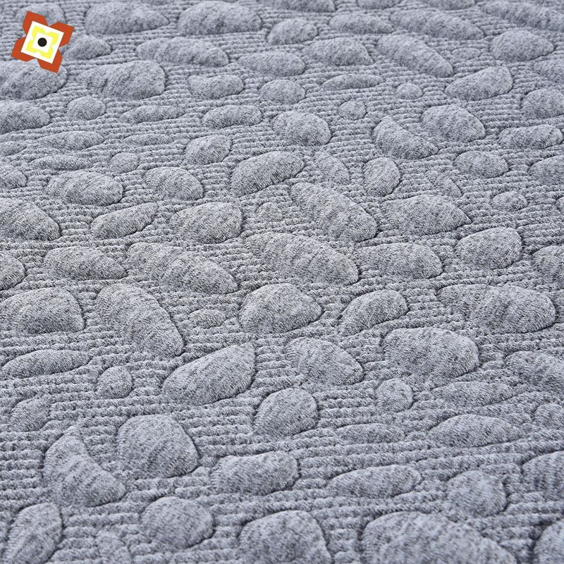 Factory direct sales of home textiles Mattress pillow polyester satin jacquard fabric Bamboo fiber graphene mattress fabric