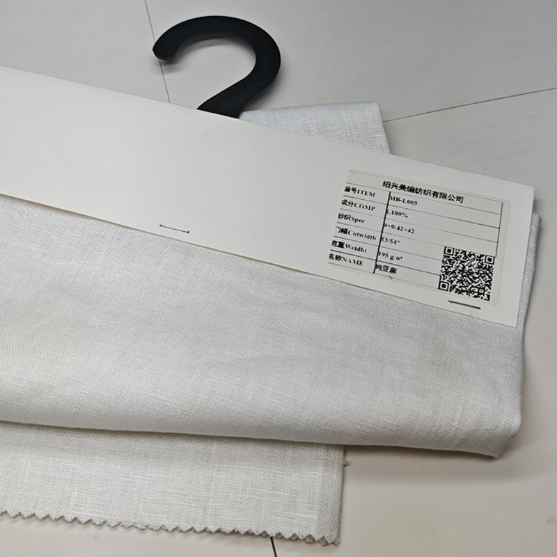 2024 Hot Selling High Quality Low Price New Design 100 Percent Linen Fabric By The Meter For Garments