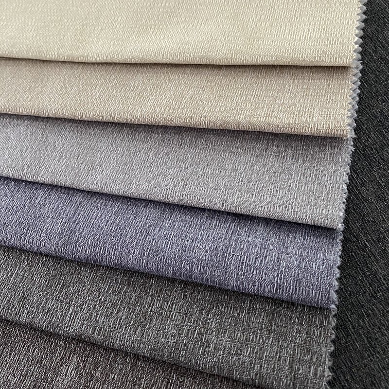 Quality sofa fabrics new design 100% Polyester linen fabric for sofa