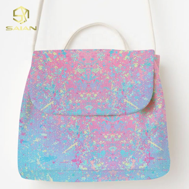 Wholesale Custom Printing Waterproof Plain Silver Thread Glitter Composite Waterproof Fabric Printed 100% Polyester Fabric