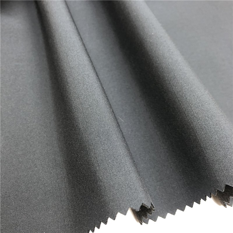 T800 100% Stretch Jacquard Plaid 2-Layer Bonded Brushed Fleece Outdoor Soft Shell Fabric Waterproof Ripstop Style for Jackets