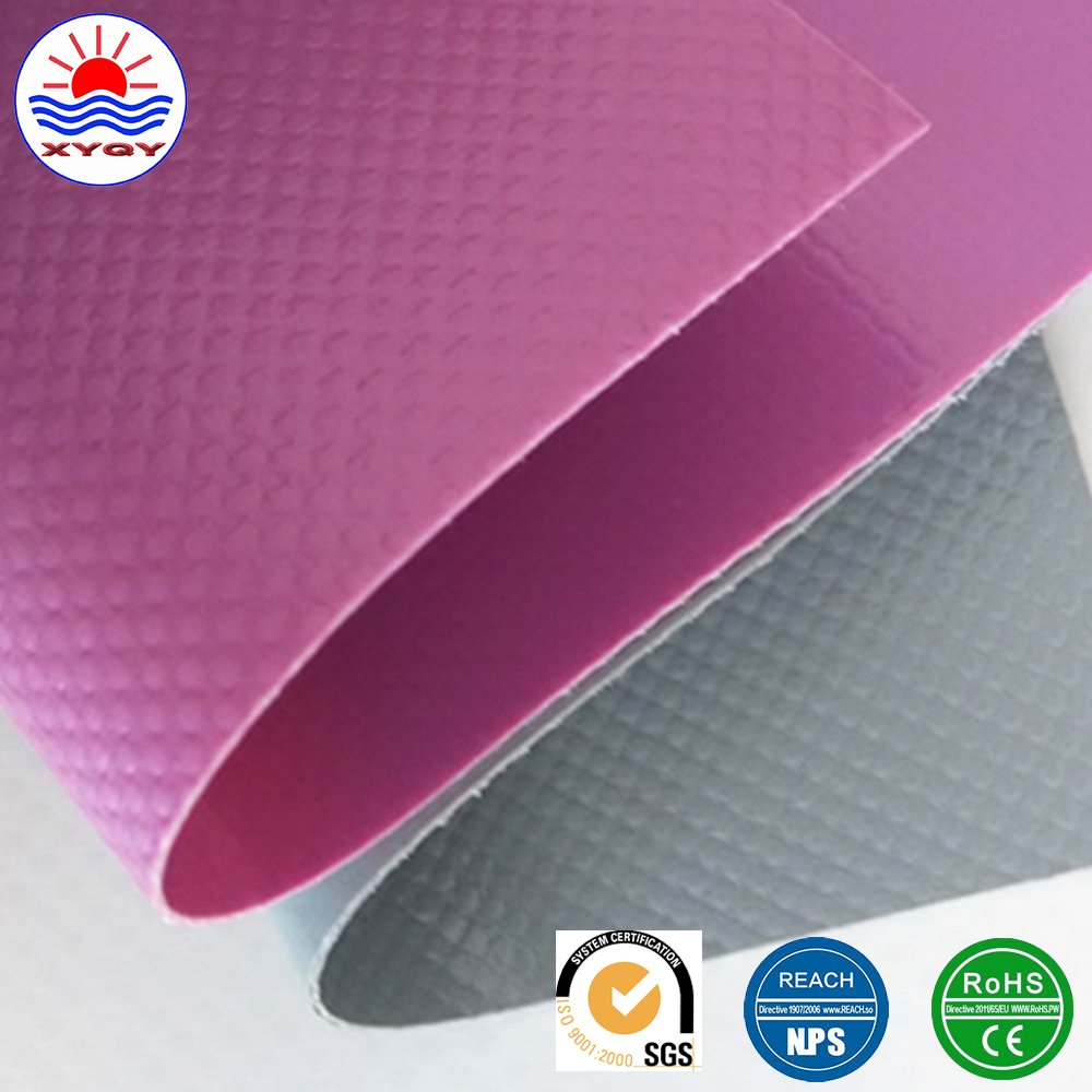 Dongguan Xiyang 100% Polyester Inflatable Boat Thick Hypalon Fabric PVC Coated Outdoor Use Plain Woven Pattern Blackout Car