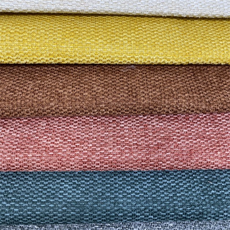The best selling velvet Luxury seat cushion velvet faux LINEN upholstery polyester fabric for car