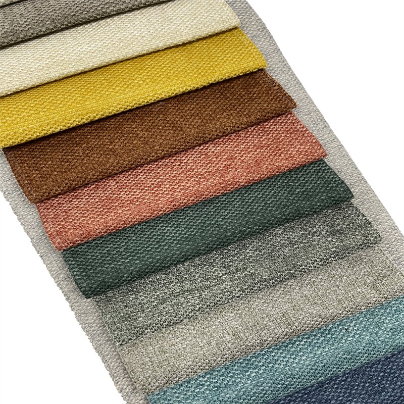 The best selling velvet Luxury seat cushion velvet faux LINEN upholstery polyester fabric for car