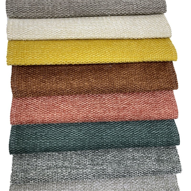 The best selling velvet Luxury seat cushion velvet faux LINEN upholstery polyester fabric for car