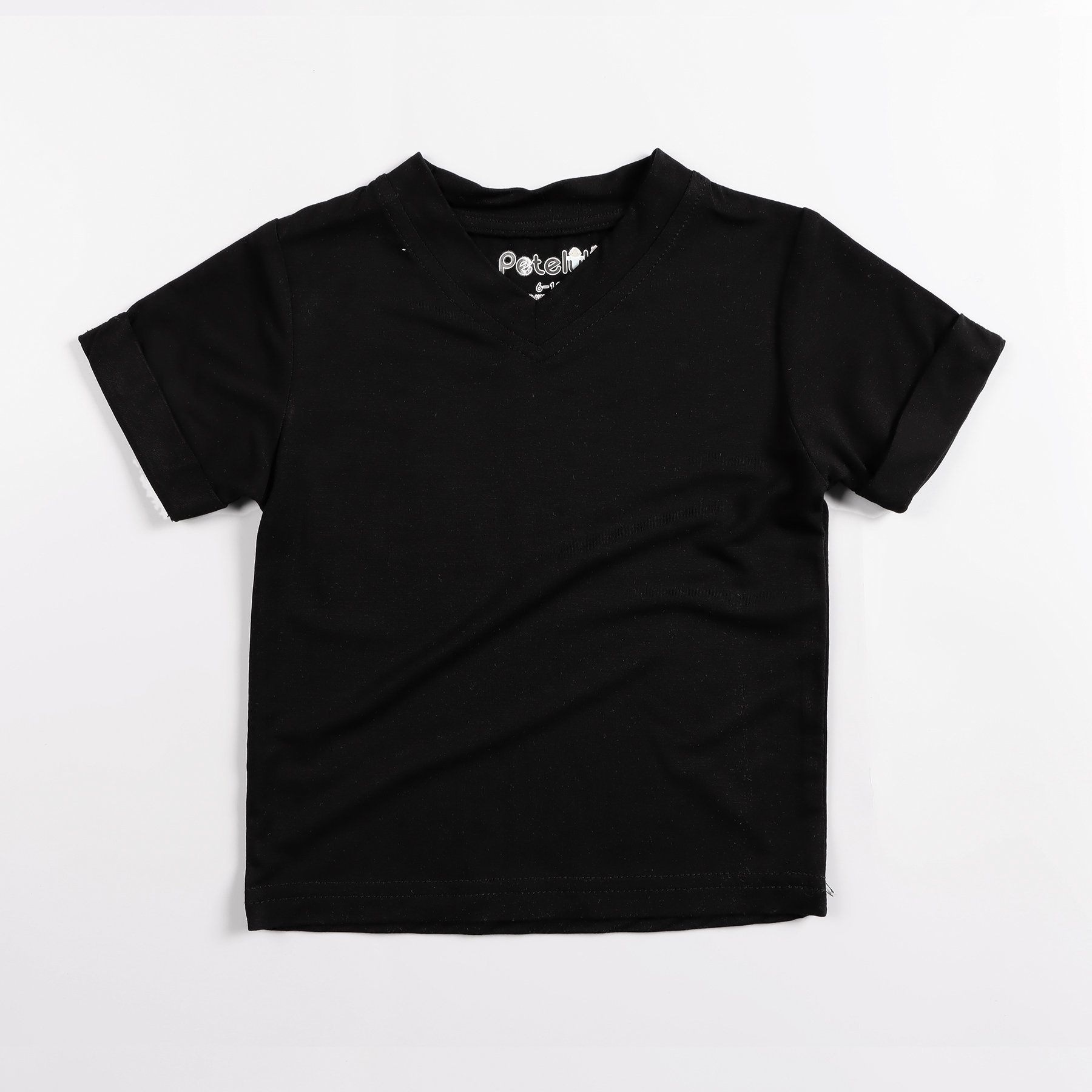 Wholesale customize Summer Baby Casual Sold Color Short Sleeves bamboo T Shirt Children Short Sleeve Tops Baby Clothing