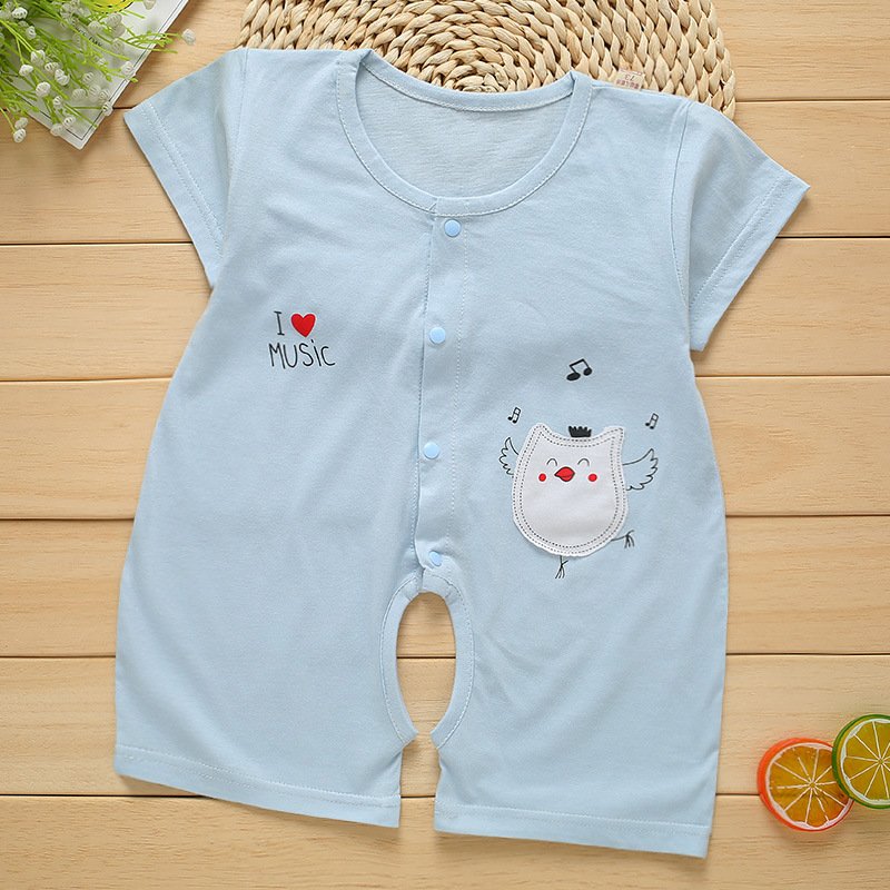 OEM Korean Kid Baby Girl Bamboo Shortsleeves Pants Sleepwear Onesie White Custom Pink Short Pajamas Kid With Button