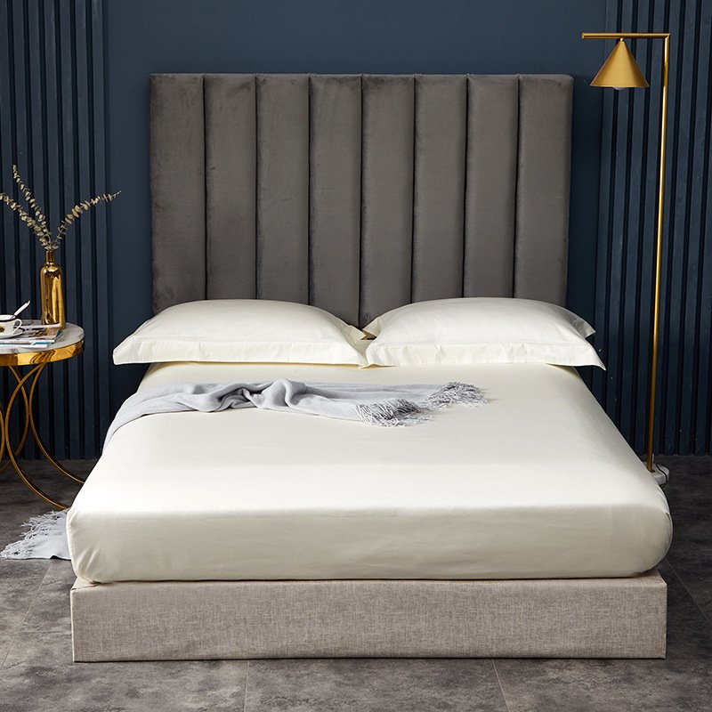 smooth feeling natural bamboo sheet set eco-friendly flat sheet fitted sheet and pillowcase set for summer