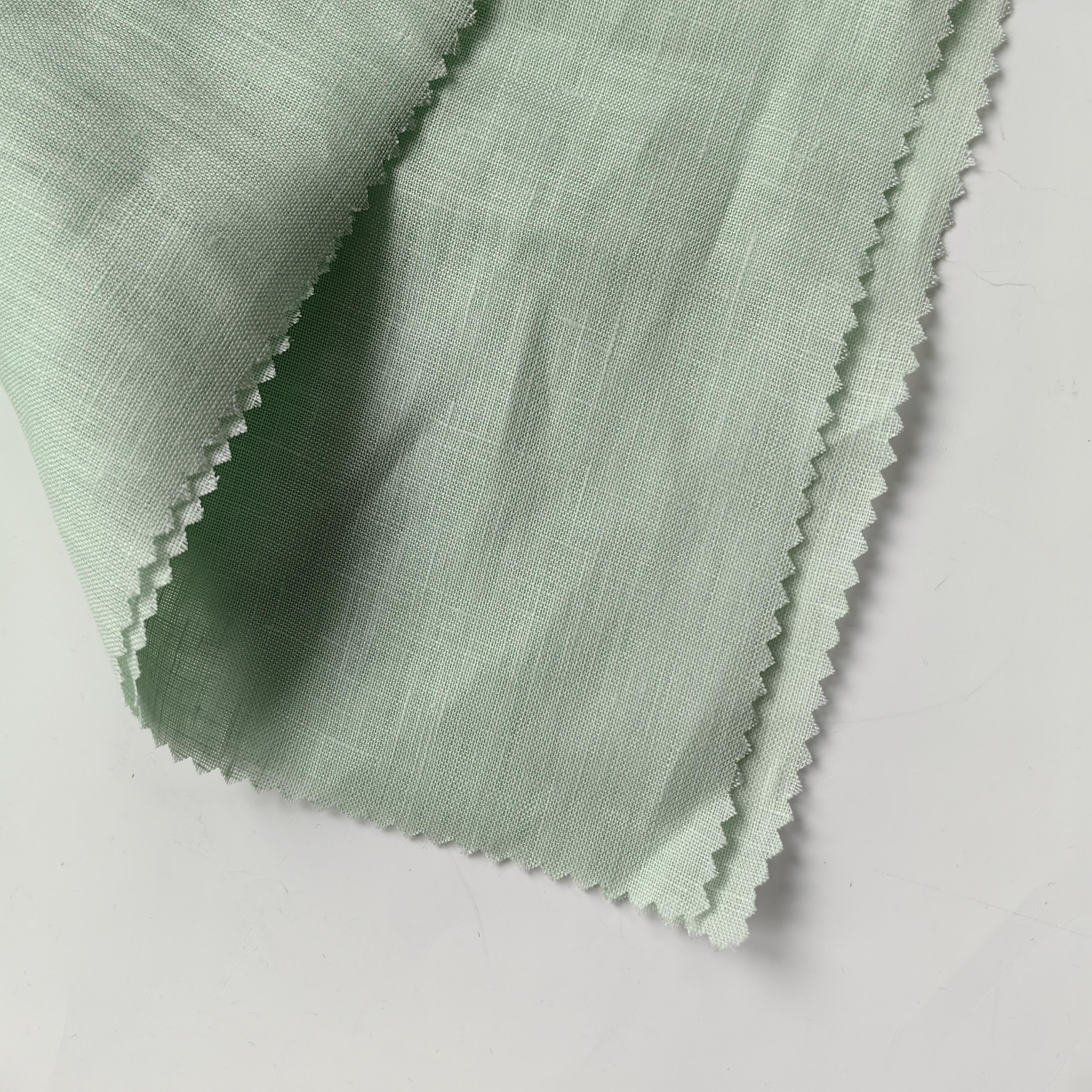 POPULAR SELLING SOFT HANDFEELING QUALITY 100%LINEN PLAIN DYED FABRIC