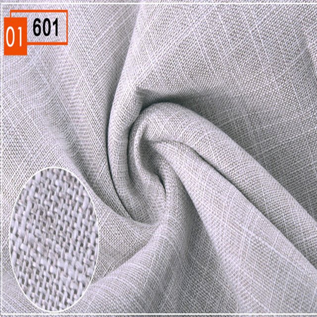 new arrival printed 100%polyester linen look fabric for curtain printed faux linen fabric for pillows