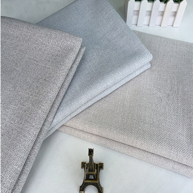 new arrival printed 100%polyester linen look fabric for curtain printed faux linen fabric for pillows