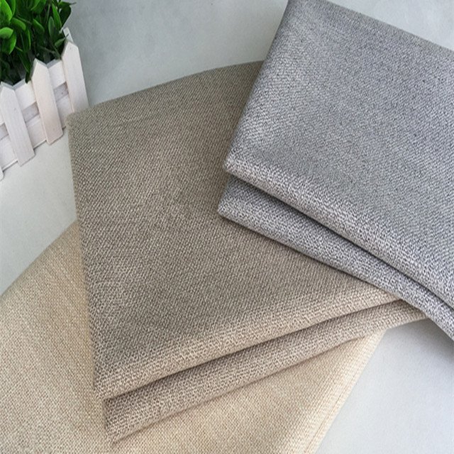 new arrival printed 100%polyester linen look fabric for curtain printed faux linen fabric for pillows