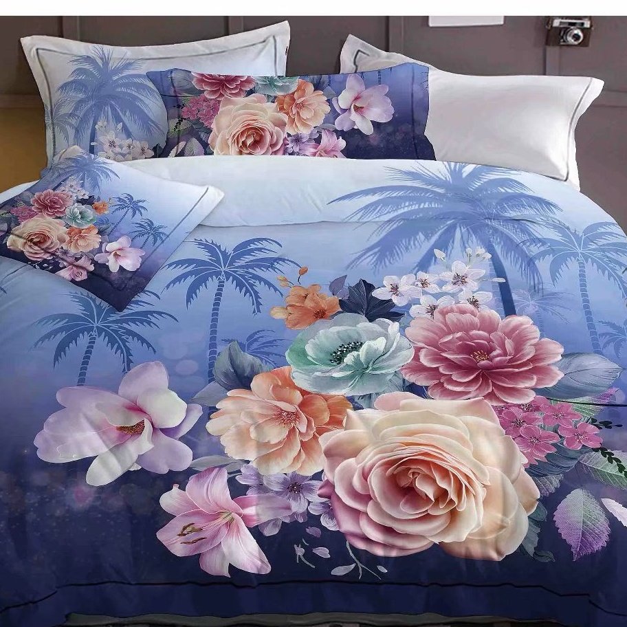 Professional Factory fabric wholesale Fabric 100% Polyester Woven Print quilt fabric for bedding telas por mayor