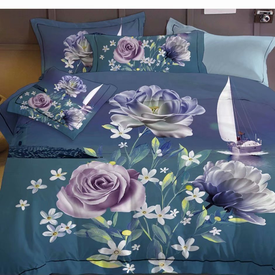 Professional Factory fabric wholesale Fabric 100% Polyester Woven Print quilt fabric for bedding telas por mayor