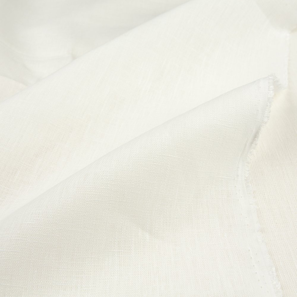 High Quality 245 GSM Linen Woven Fabric 100% Organic Breathable Not Softened Organic Printed Pattern Shirts Dresses Wholesale