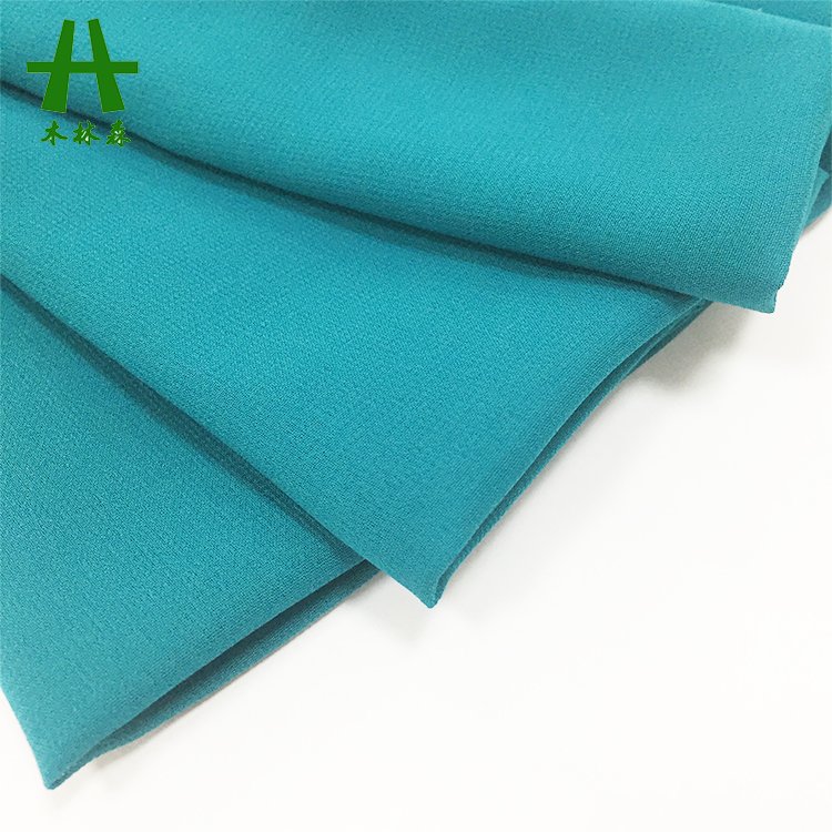 Mulinsen Textile Woven Solid Dyed Crepe Chiffon Yoryu Twisting 75D Chiffon Fabric for Women Summer Dress