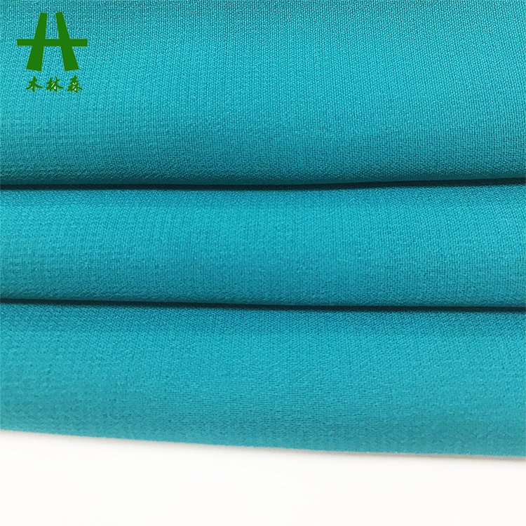 Mulinsen Textile Woven Solid Dyed Crepe Chiffon Yoryu Twisting 75D Chiffon Fabric for Women Summer Dress