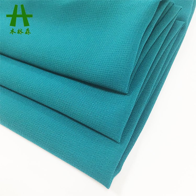 Mulinsen Textile Woven Solid Dyed Crepe Chiffon Yoryu Twisting 75D Chiffon Fabric for Women Summer Dress