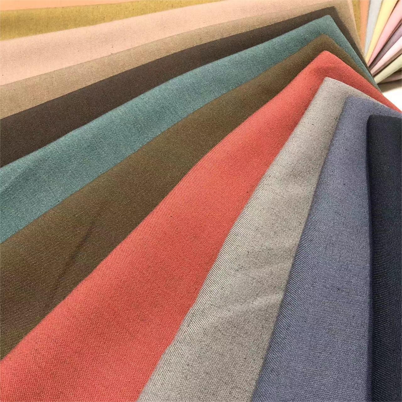 jiexingtextile Fashion Natural Washed Plain Dyed Pure Linen Fabric for Textiles Spring Linen Polyester Natural Dress Shirting