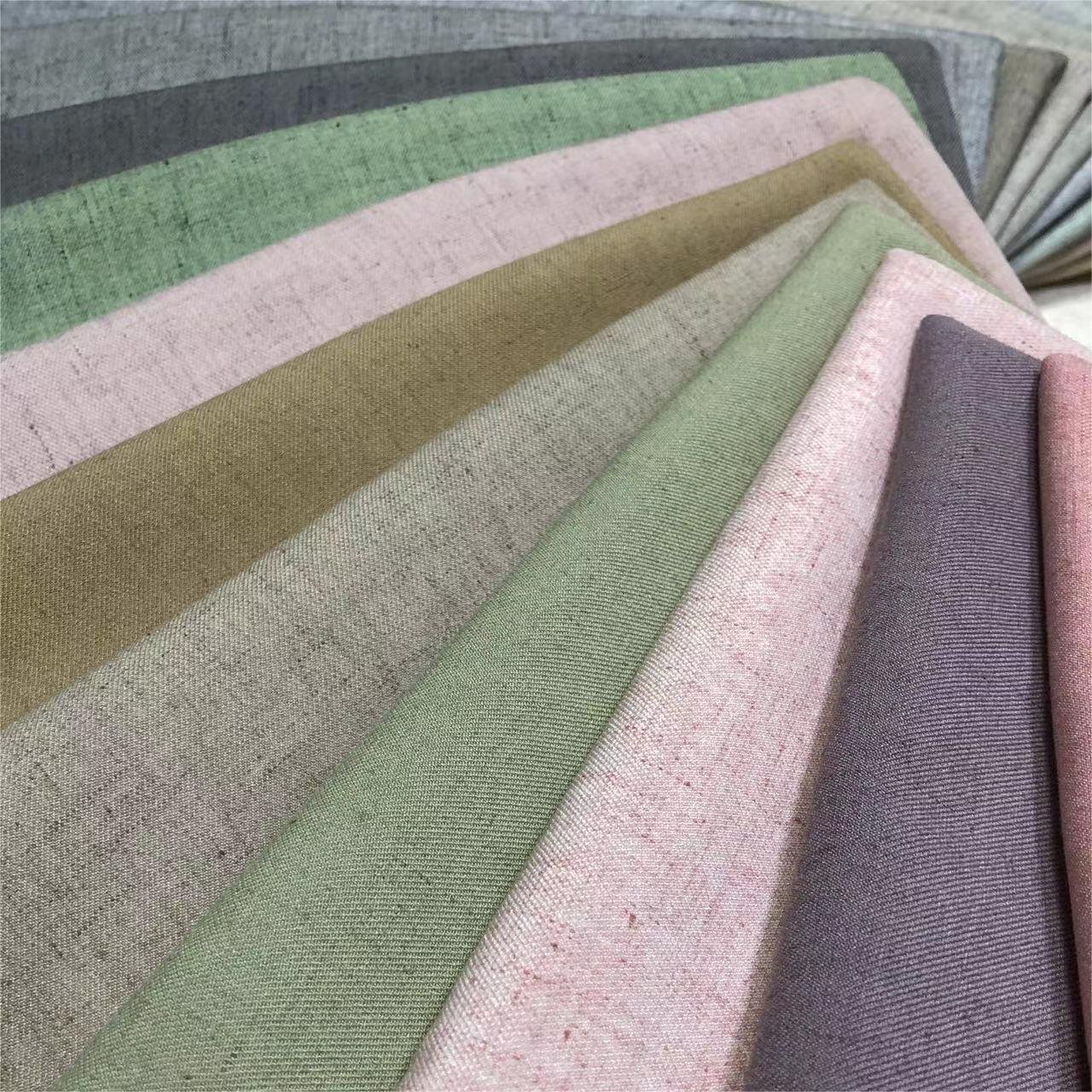jiexingtextile Fashion Natural Washed Plain Dyed Pure Linen Fabric for Textiles Spring Linen Polyester Natural Dress Shirting