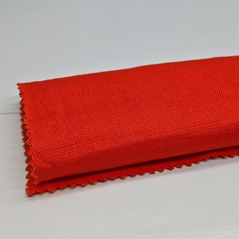 Wholesale Factory New Trend Textile Solid Color Plain Weave Linen Fabric Wholesale 100% Linen Fabric For Suit