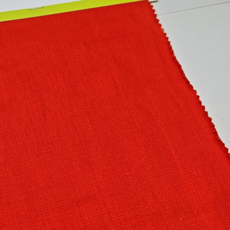 Wholesale Factory New Trend Textile Solid Color Plain Weave Linen Fabric Wholesale 100% Linen Fabric For Suit