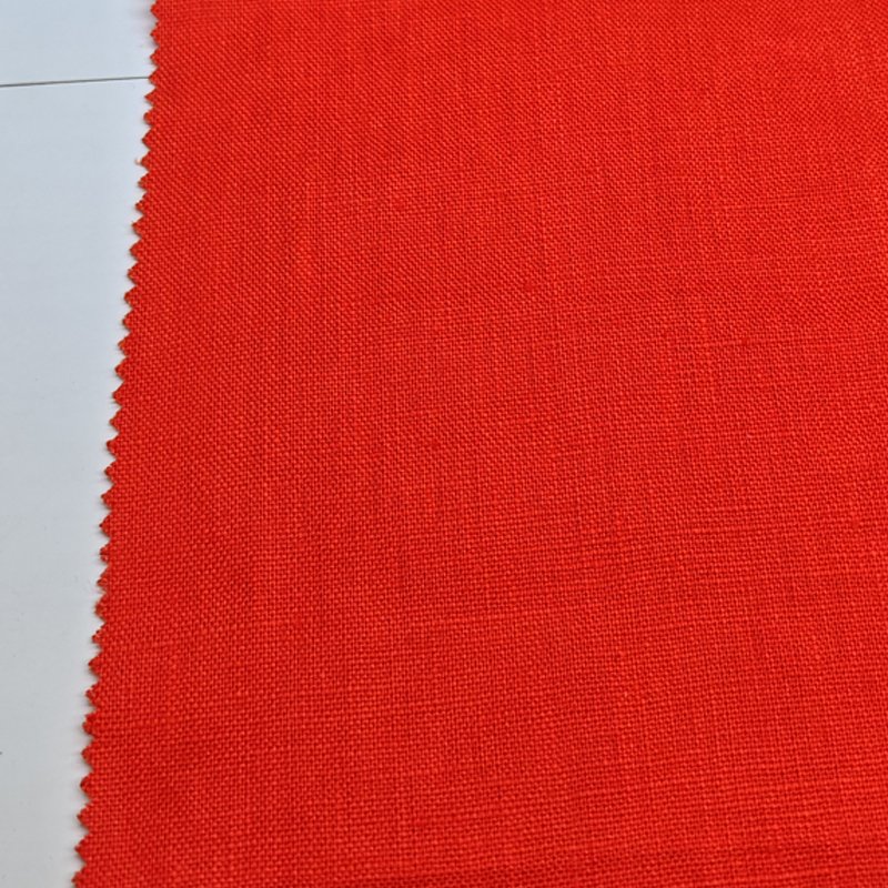 Wholesale Factory New Trend Textile Solid Color Plain Weave Linen Fabric Wholesale 100% Linen Fabric For Suit