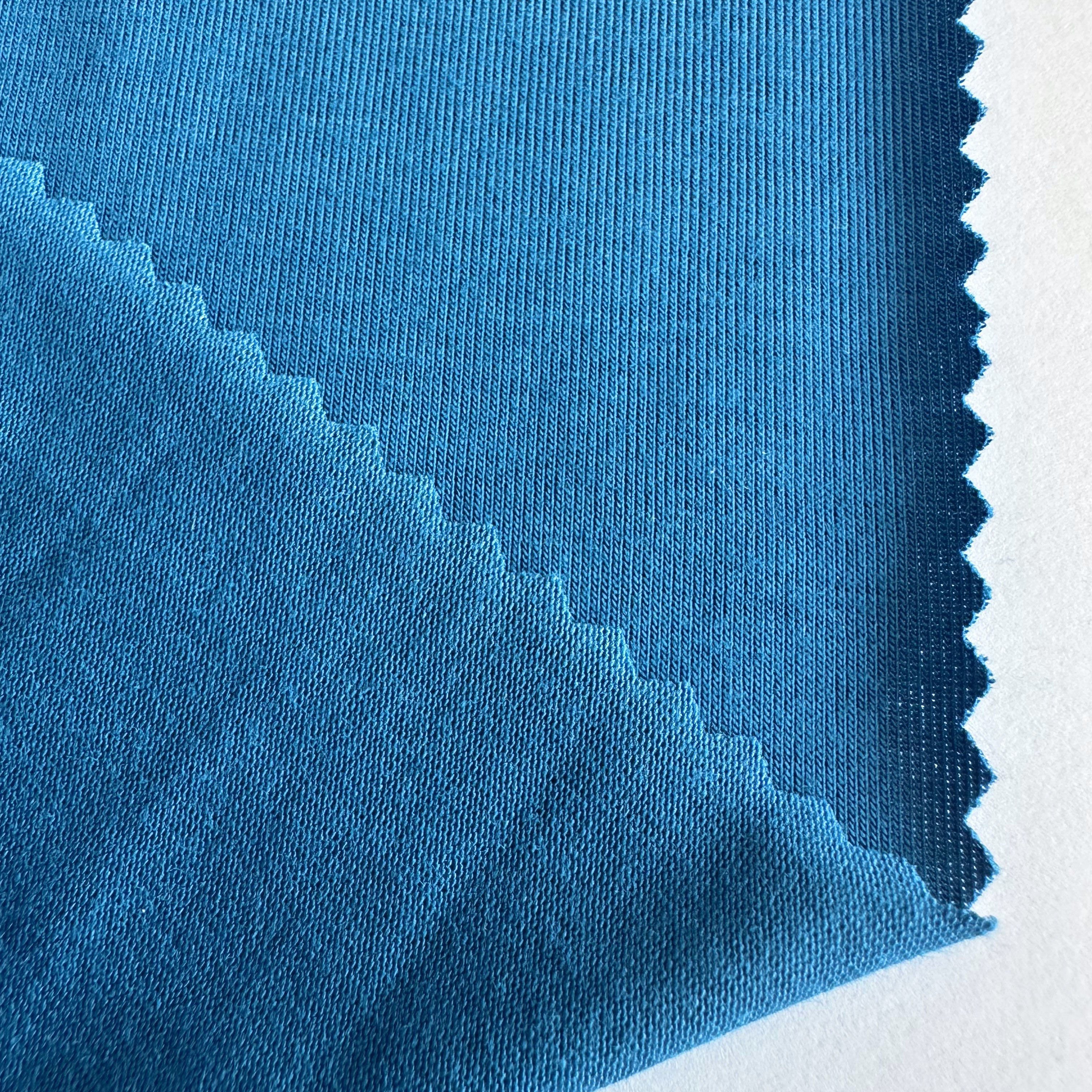 environmental bamboo silk fabric 95%bamboo fiber 5%spandex knit single jersey fabric for kid clothes and pajamas