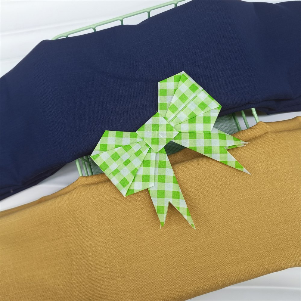Factory Price 100% Polyester Plain Weave Decorative Linen Fabric