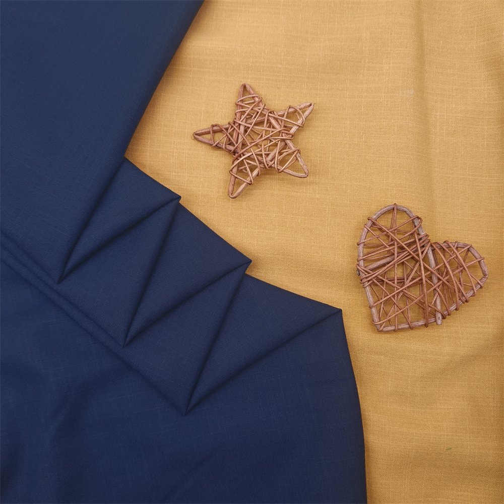 Factory Price 100% Polyester Plain Weave Decorative Linen Fabric