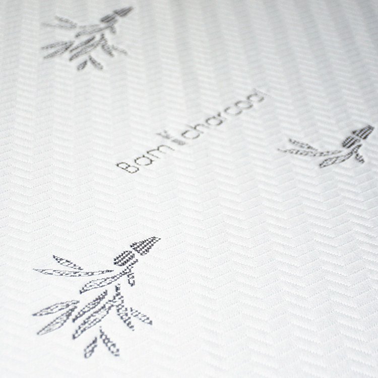 Knitted Jacquard Mattress Bamboo Charcoal Fabric Anti Dust&odor White 30% White Bamboo Charcoal / 70% Polyester Home Textile 30S