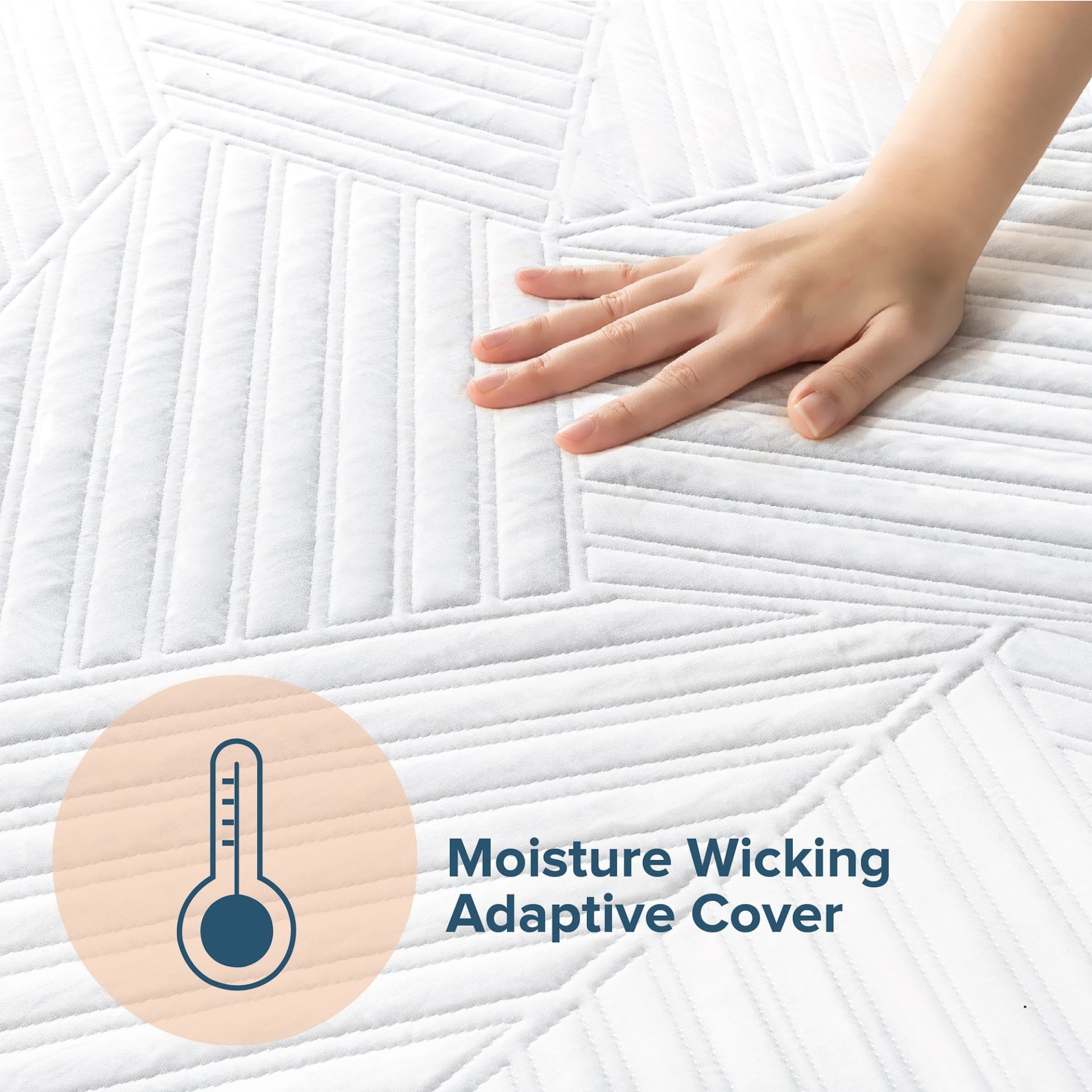 Manufacture Supplier Mattress Luxury 5 Star Hotel Queen King Size Bed Latex Polymer Heating Memory Foam Bed Mattress In A Box