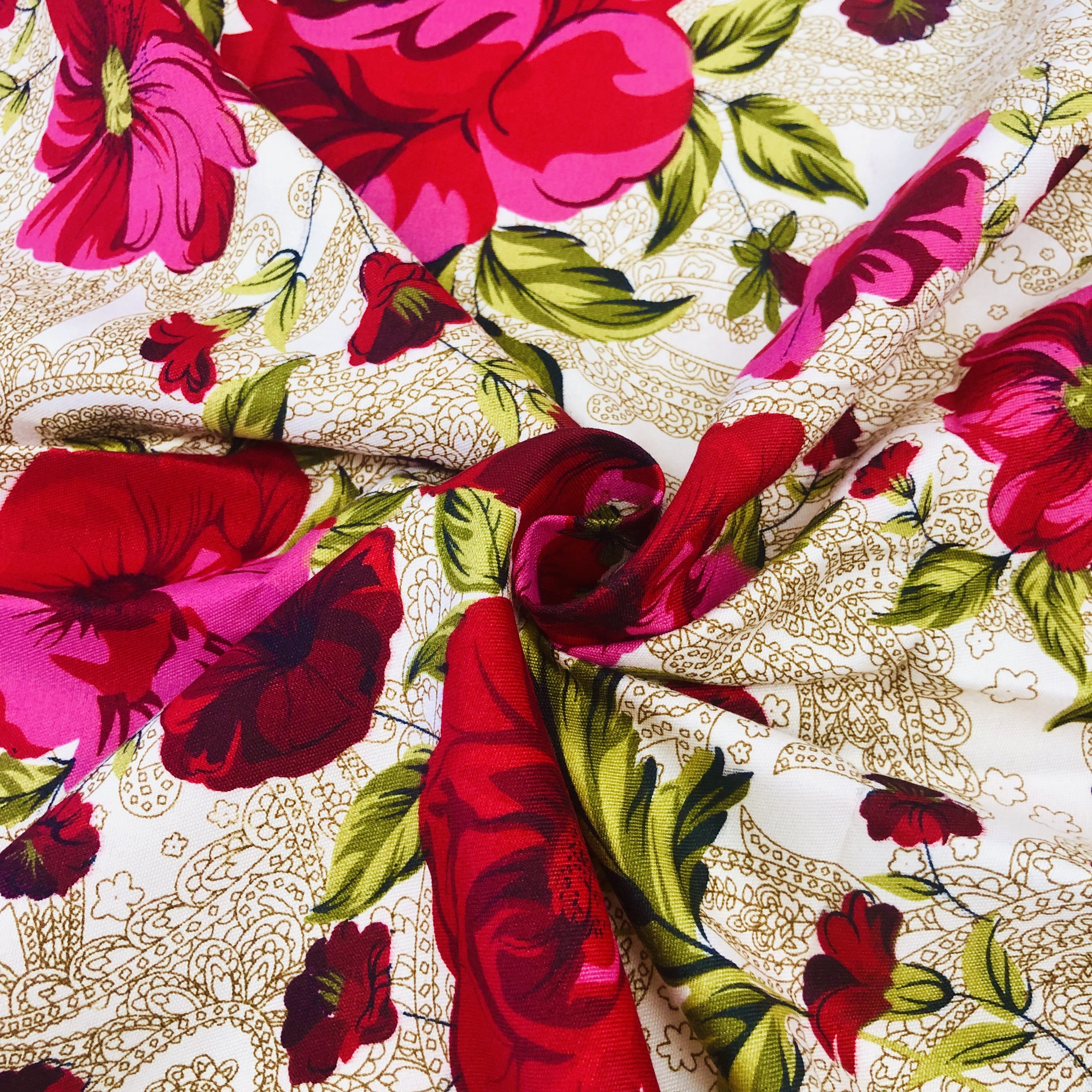 twill 3d big flower bedding set fabric 100% microfiber disperse print polyester fabric
