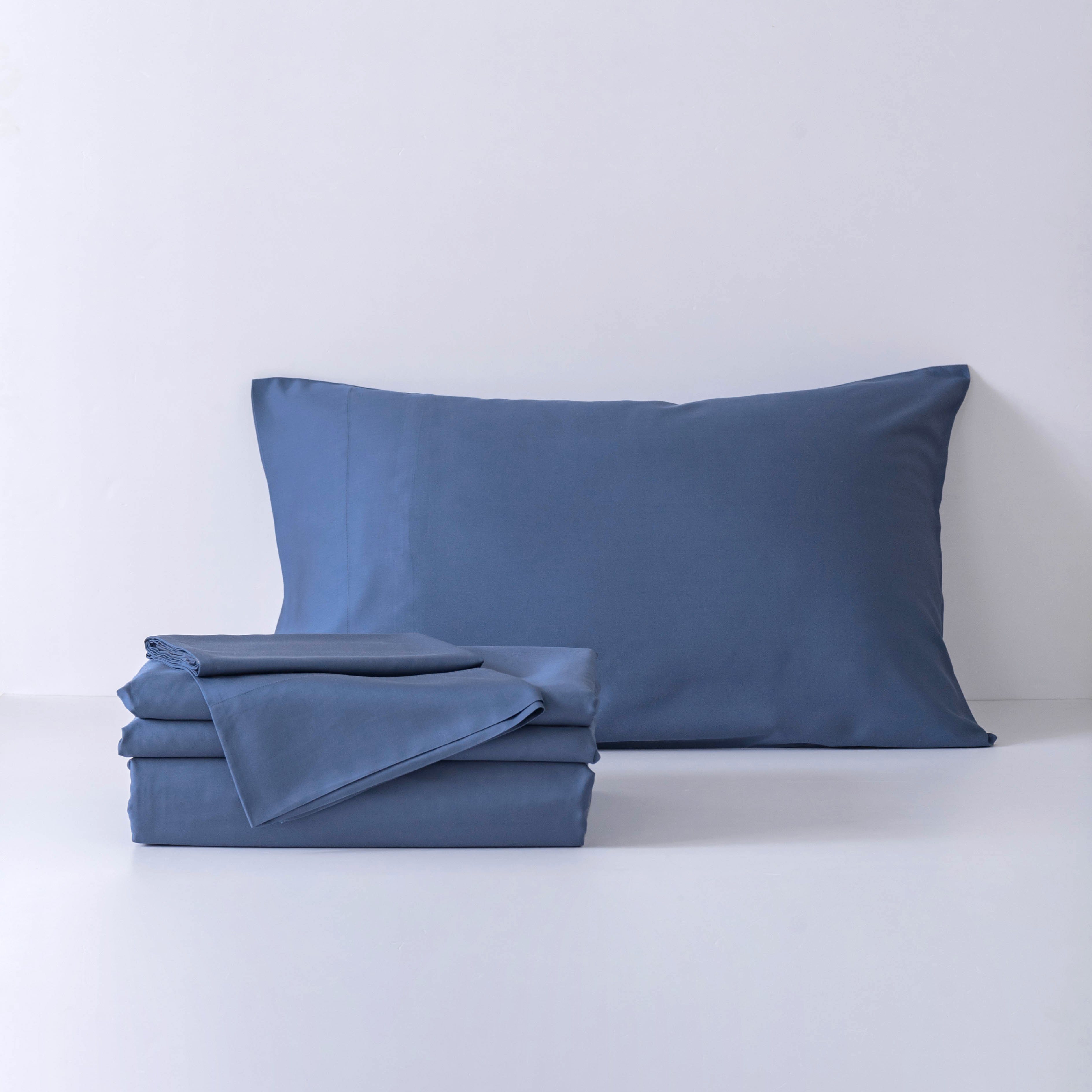 100% Organic bamboo custom dark grey pillowcase set /wholsales pillow cover