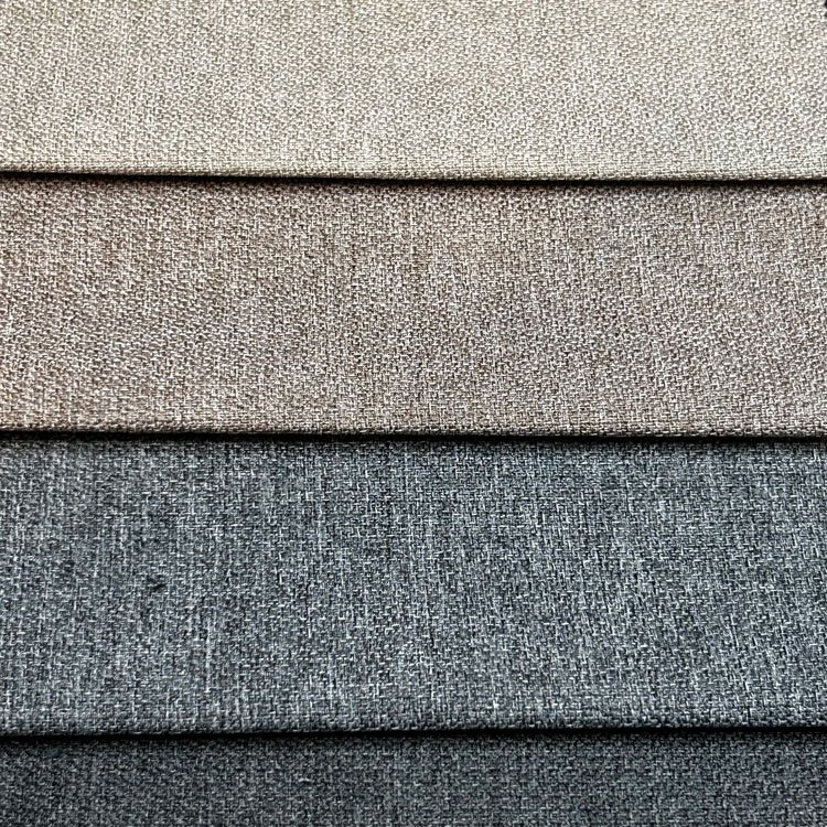 Home Textile 100% polyester linen curtains fabric and materials heavy 100% linen fabric for upholstery