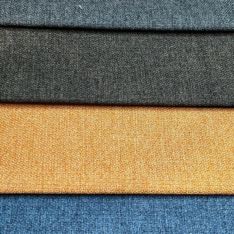 Home Textile 100% polyester linen curtains fabric and materials heavy 100% linen fabric for upholstery