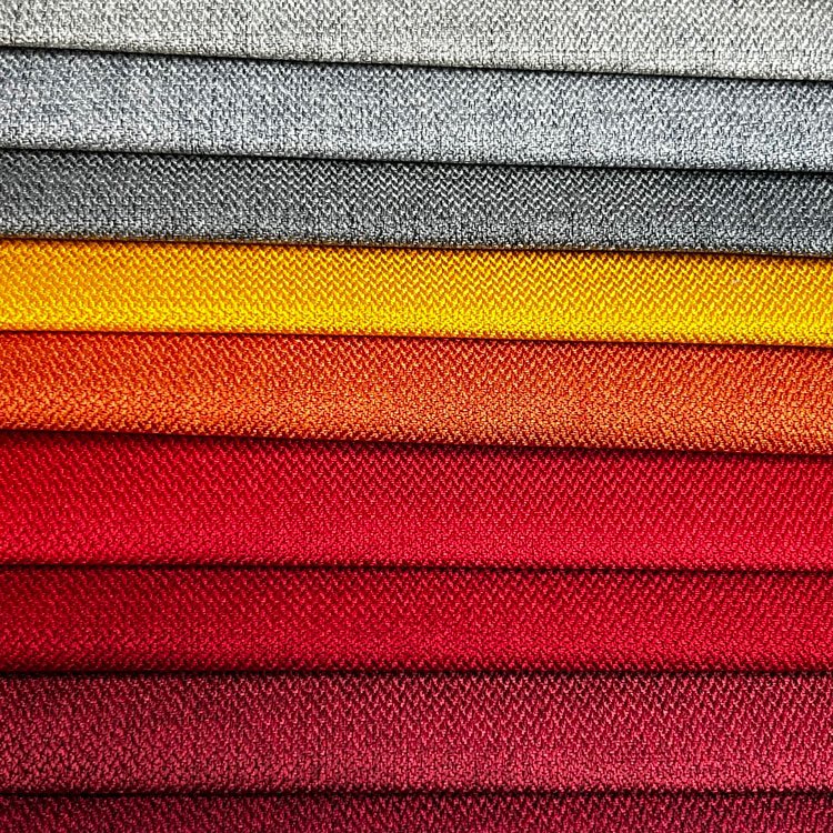 Home Deco Linen Look Fabric Sofa Fabric Furniture Upholstery Hemp Linen polyester with linen fabric