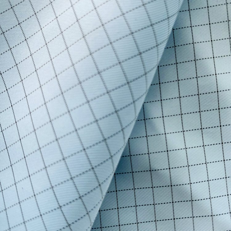 Ready to ship 100Dx100D anti static esd work wear fabric for power workers at electric