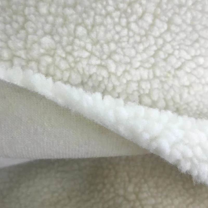 Custom polyester lamb sheep faux fur coat fabric printed sheep boa fur fabric