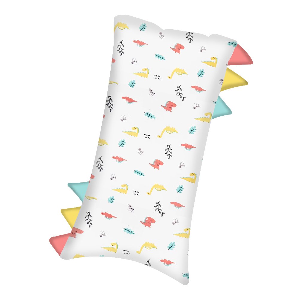 Wholesale baby bamboo long pillow 50*30cm 95% bamboo 5% spandex fiber fabric pillow with blanket for babies sleeping