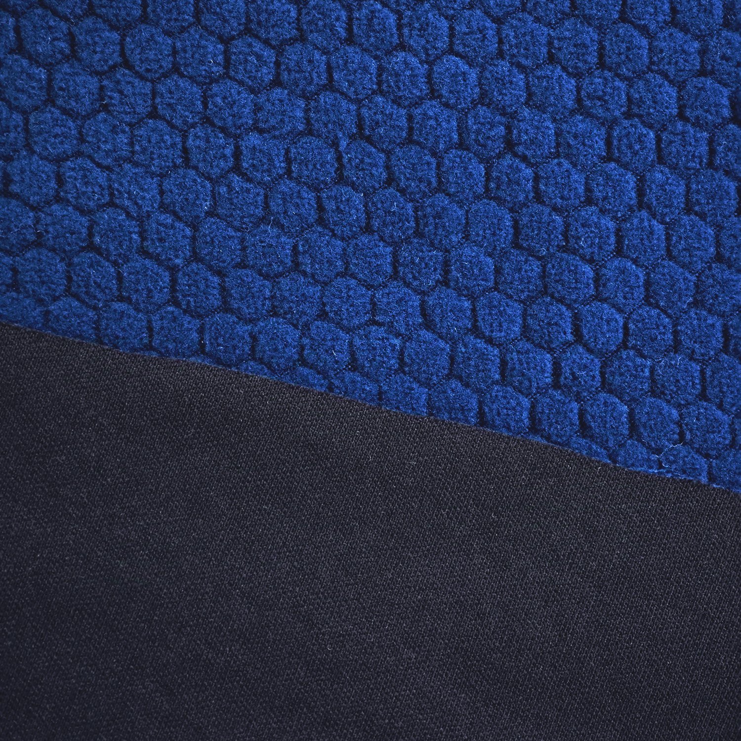 Custom Soft Thermal 320gsm 100% Polyester One Side Honeycomb Football Brushed Composite Bonded Fleece Fabric
