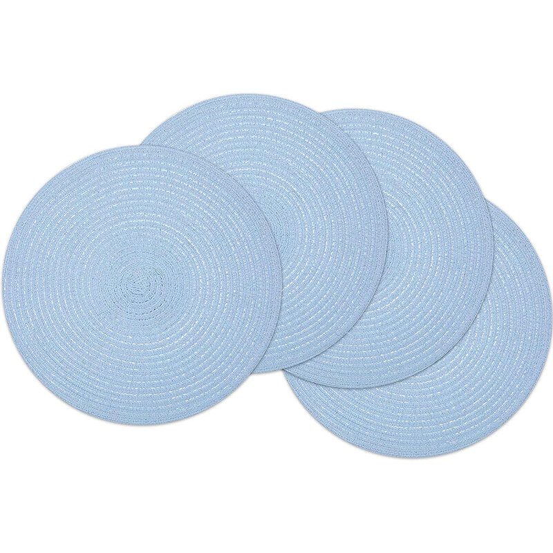 Cotton Circle Placemat Washable Placemat Collection Eco-Friendly Table Decor